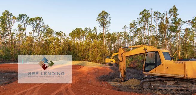 image of heavy equipment during land development to depict that Land and Lot Financing