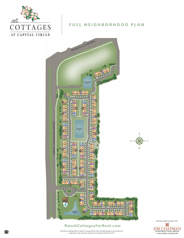 Cottages at Capital Circle Tallahassee site plan