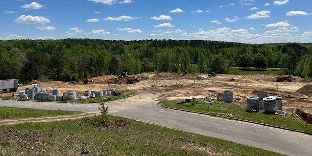 development is underway at Villas at Gold Creek in Dawsonville