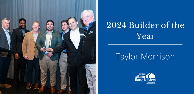 2024 GAHBA Builder of the Year - Taylor Morrison